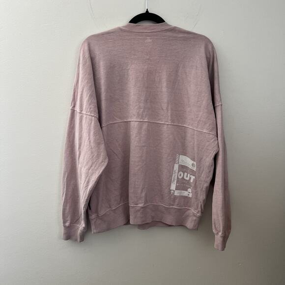 Disney Women’s Up Paradise Falls Spirit Jersey Long Sleeve Shirt Size S Pink - Picture 6 of 12